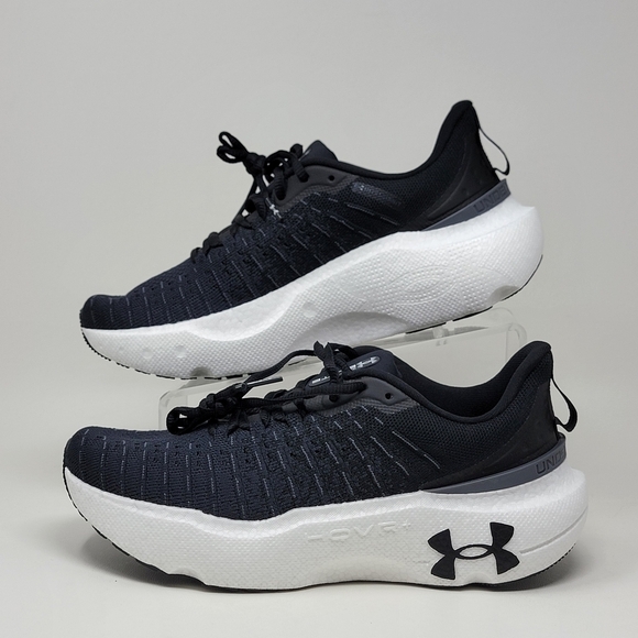 Under Armour W Infinite Elite UA Black Women Sz 10 Running Shoes 3027199-001 New - Picture 3 of 11
